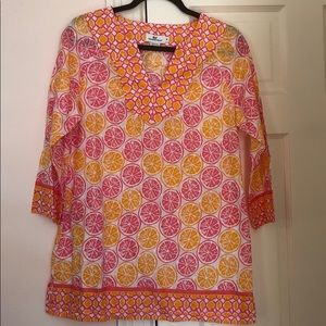 Vineyard vines citrus tunic